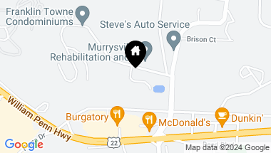Map of 3875 Franklintowne Ct. #240, Murrysville PA, 15668