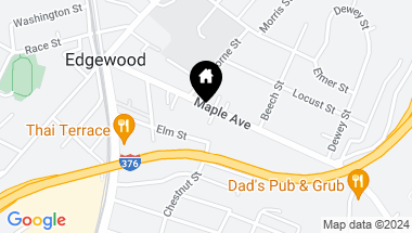 Map of 320 Maple Ave, Edgewood PA, 15218