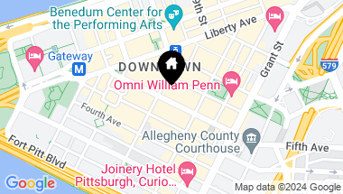 Map of 301 5th Ave 604, Downtown Pgh PA, 15222