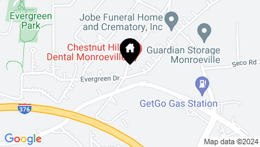 Map of 312 Center Rd, Monroeville PA, 15146