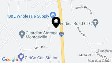 Map of 300 Seco Road, Monroeville PA, 15146