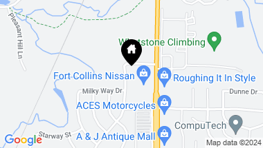 Map of 125 W Crestridge St 1-3, Fort Collins CO, 80525