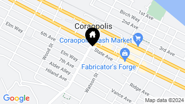 Map of 904 State Ave, Coraopolis PA, 15108