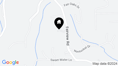 Map of 341 Fairview Rd, Fox Chapel PA, 15238
