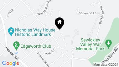 Map of 47 Woodland Road, Sewickley PA, 15143