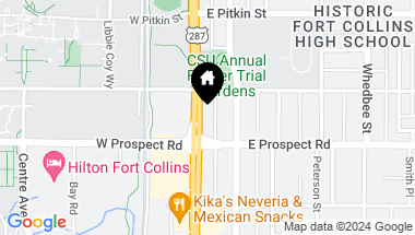 Map of 1520 S College Ave, Fort Collins CO, 80524