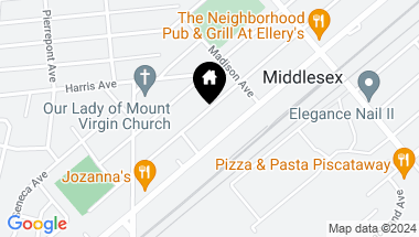Map of 524 Voorhees Ave, Middlesex Boro NJ, 08846