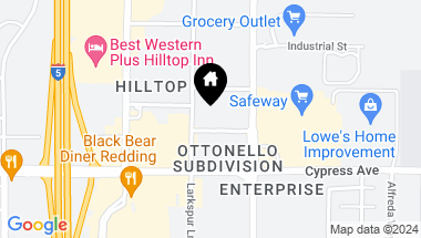 Map of 910 Wall St, Redding CA, 96002
