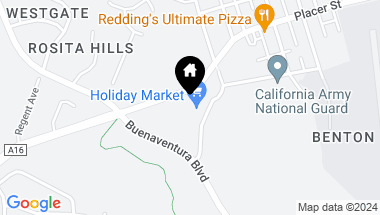 Map of 14250 Holiday, Redding CA, 96003