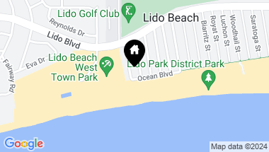 Map of 57 Allevard Street, Lido Beach NY, 11561