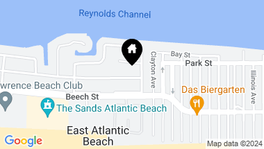 Map of 1250 Park St, Atlantic Beach NY, 11509