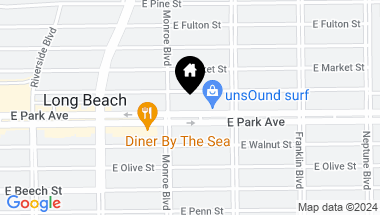 Map of 325 E Park Avenue, Long Beach NY, 11561