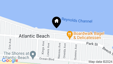 Map of 1770 Bay Boulevard, Atlantic Beach NY, 11509