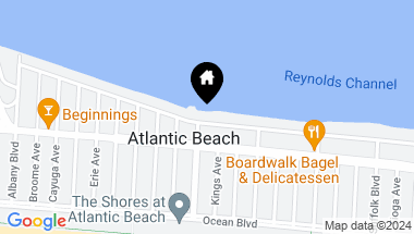 Map of 1830 Bay Boulevard, Atlantic Beach NY, 11509