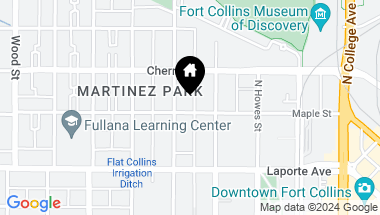 Map of 424-428 Maple St, Fort Collins CO, 80521