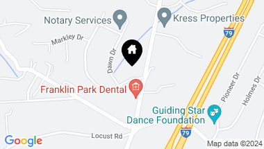 Map of 1602 Norman Dr, Franklin Park PA, 15143