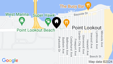 Map of 1 Lido Boulevard # A, Point Lookout NY, 11569