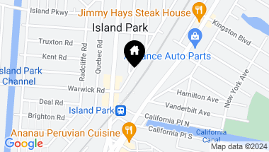 Map of 25 Nassau Lane, Island Park NY, 11558