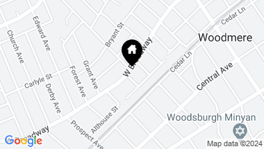 Map of 783 W West Broadway, Woodmere NY, 11598