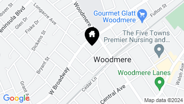Map of 876 Woodmere, Woodmere NY, 11598