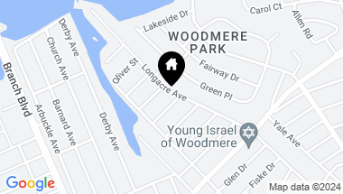 Map of 591 Longacre Avenue, Woodmere NY, 11598