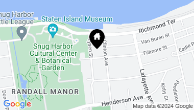 Map of 327 Fillmore Street, Staten Island NY, 10301