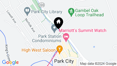 Map of 950 Park Avenue, 228, Park City UT, 84060