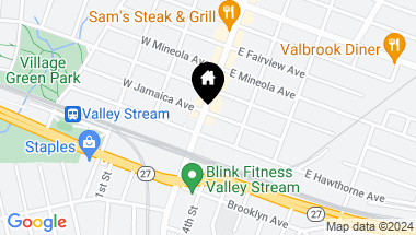 Map of 203 Rockaway Avenue, Valley Stream NY, 11580