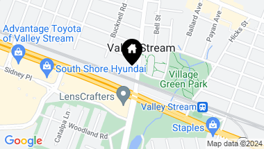 Map of 134 S Central Avenue, Valley Stream NY, 11580