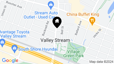 Map of 75 S Central Avenue, Valley Stream NY, 11580