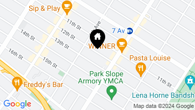 Map of 374 12th Street, Brooklyn NY, 11215