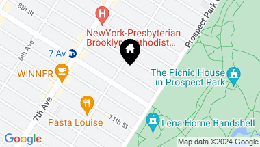 Map of 515 8th Street, Brooklyn NY, 11215