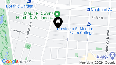Map of 1078 Carroll Street, Brooklyn NY, 11225