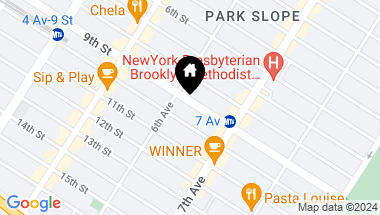 Map of 390 9th Street Unit: A, Brooklyn NY, 11215