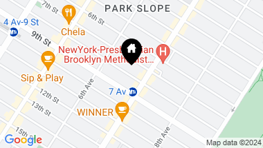 Map of 403 8th Street, Brooklyn NY, 11215