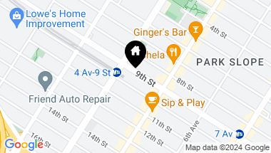 Map of 276 9th Street, Brooklyn NY, 11215