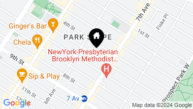 Map of 439 5th Street, Brooklyn NY, 11215