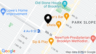 Map of 232 8th Street, Brooklyn NY, 11215