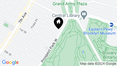 Map of 21 Prospect Park West, Brooklyn NY, 11215