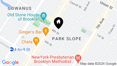 Map of 351 4th Street, Brooklyn NY, 11215