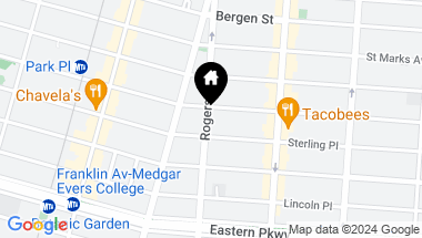 Map of 125 Rogers Avenue, Brooklyn NY, 11216