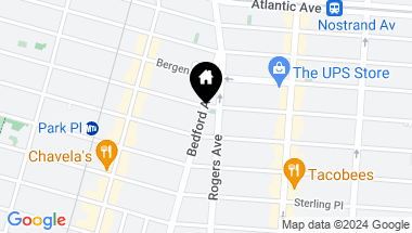 Map of 1403 Bedford Avenue Unit: *, Brooklyn NY, 11216