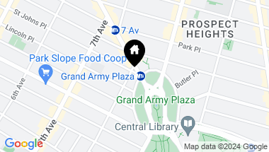 Map of 1 Plaza Street West Unit: 10B, Brooklyn NY, 11217