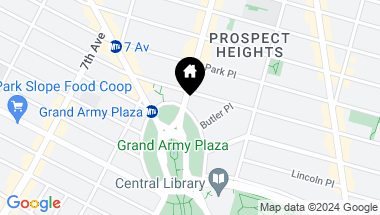 Map of 34 Plaza Street East Unit: 1208, Brooklyn NY, 11238