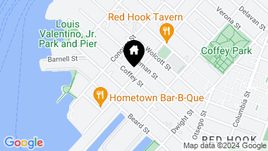 Map of 404 Van Brunt Street, Brooklyn NY, 11231