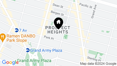 Map of 300 Prospect Place, Brooklyn NY, 11238