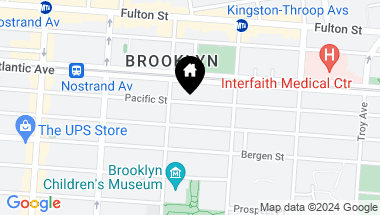 Map of 1412 Pacific Street, Brooklyn NY, 11216