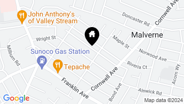 Map of 65 Orbach Avenue, Malverne NY, 11565