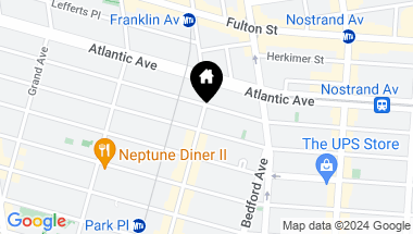Map of 595 Franklin Avenue Unit: 3R, Brooklyn NY, 11238
