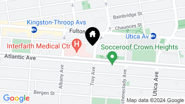 Map of 38 Troy Avenue, Brooklyn NY, 11213